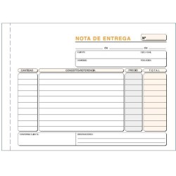 LOAN TALONARIO ENTREGAS CUARTO APAISADO TRIPLICADO AUTOCOPIA