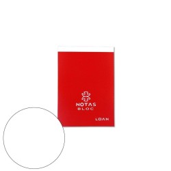 LOAN TALONARIO BLOC DE NOTAS DOCEAVO BLANCO