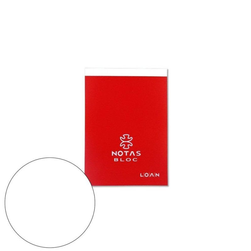 LOAN TALONARIO BLOC DE NOTAS DOCEAVO BLANCO