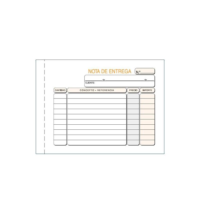 LOAN TALONARIO ENTREGAS OCTAVO APAISADO TRIPLICADO AUTOCOPIA