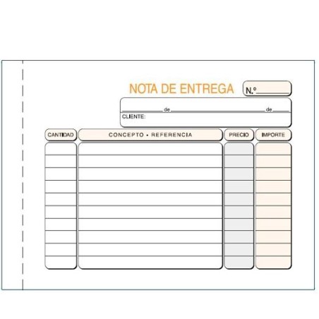 LOAN TALONARIO ENTREGAS OCTAVO APAISADO TRIPLICADO AUTOCOPIA