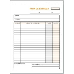 LOAN TALONARIO ENTREGAS CUARTO NATURAL