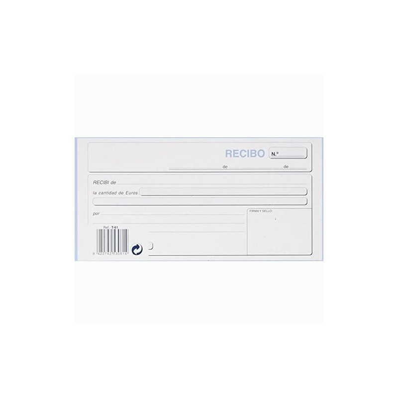 LOAN TALONARIO RECIBOS TERCIO DE FOLIO TRIPLICADO AUTOCOPIA