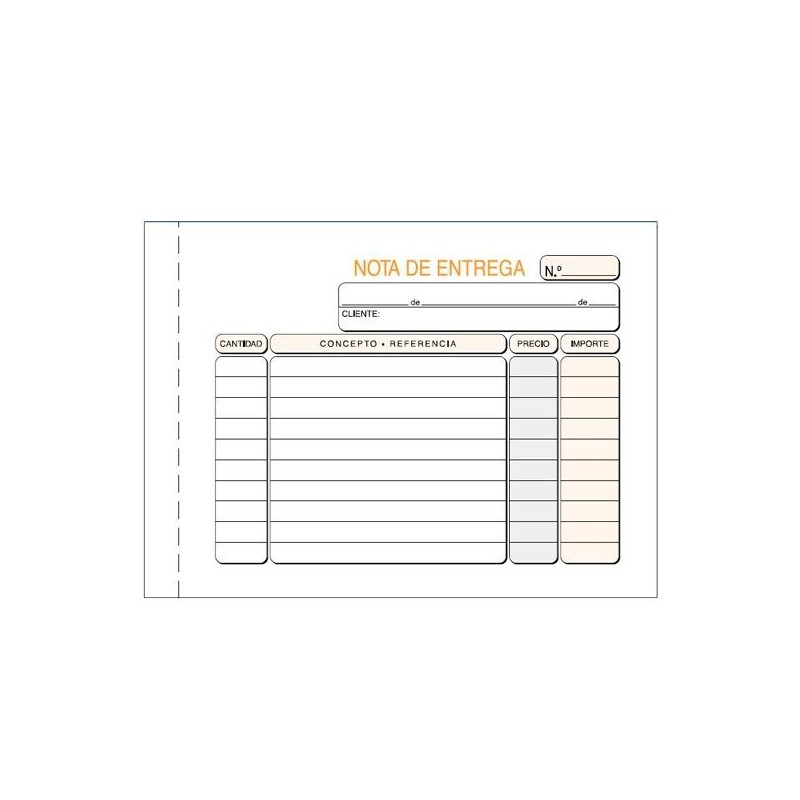 LOAN TALONARIO ENTREGAS OCTAVO APAISADO DUPLICADO AUTOCOPIA