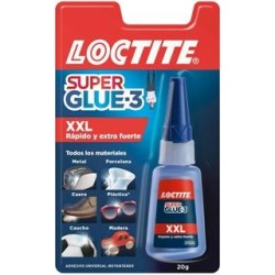 LOCTITE SUPER GLUE-3 ADHESIVO INSTANTÁNEO XXL 20GR