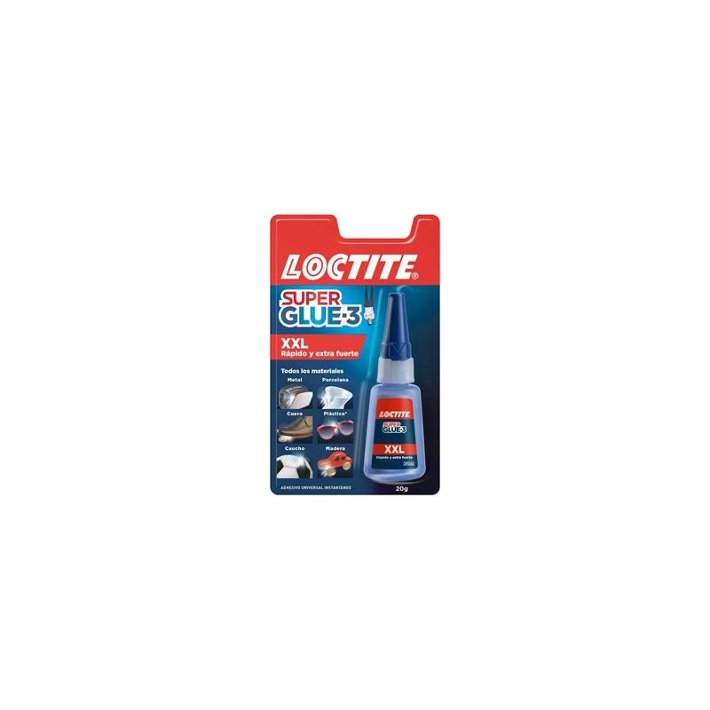 LOCTITE SUPER GLUE-3 ADHESIVO INSTANTÁNEO XXL 20GR