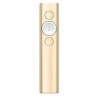 LOGITECH PUNTERO LASER SPOTLIGHT, INALÁMBRICO, 30 M., DE COLOR DORADO