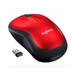 LOGITECH RATÓN M185 INALÁMBRICO 1000PPP AMBIDIESTRO 3 BOTONES COMPACTO ROJO