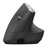 LOGITECH RATÓN ERGONÓMICO VERTICAL AVANZADO MX INALÁMBRICO 4000PPP DIESTRO RECARGABLE NEGRO