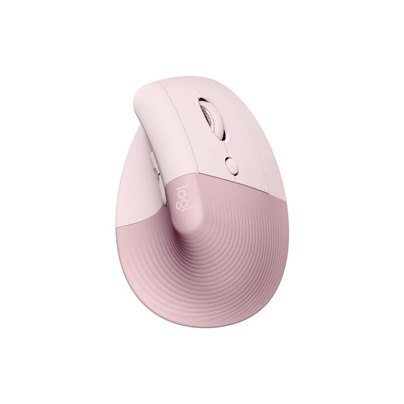 LOGITECH RATÓN AVANZADO MX ERGONÓMICO VERTICAL INALÁMBRICO 4000PPP DIESTRO ROSA
