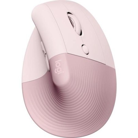 LOGITECH RATÓN AVANZADO MX ERGONÓMICO VERTICAL INALÁMBRICO 4000PPP DIESTRO ROSA