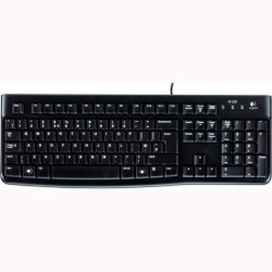 LOGITECH TECLADO K120 CABLE USB QWERTY ESPAÑOL NEGRO