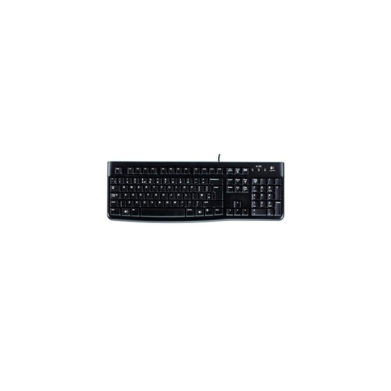 LOGITECH TECLADO K120 CABLE USB QWERTY ESPAÑOL NEGRO