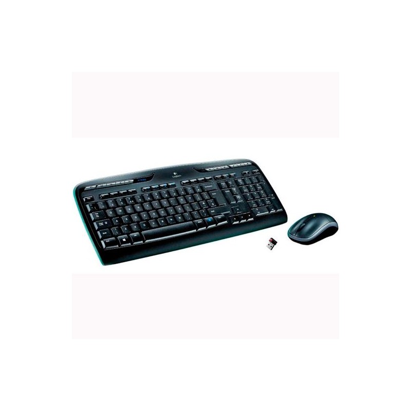 LOGITECH COMBO TECLADO + RATÓN MK330 INALÁMBRICO NEGRO