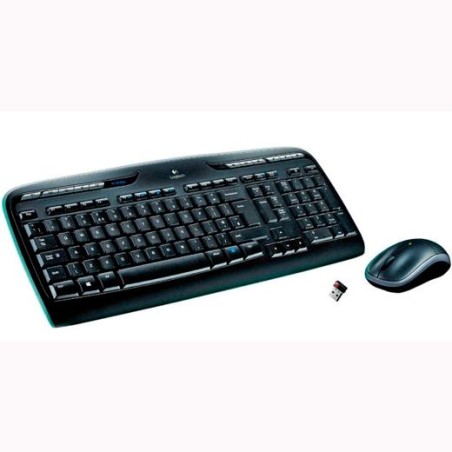 LOGITECH COMBO TECLADO + RATÓN MK330 INALÁMBRICO NEGRO