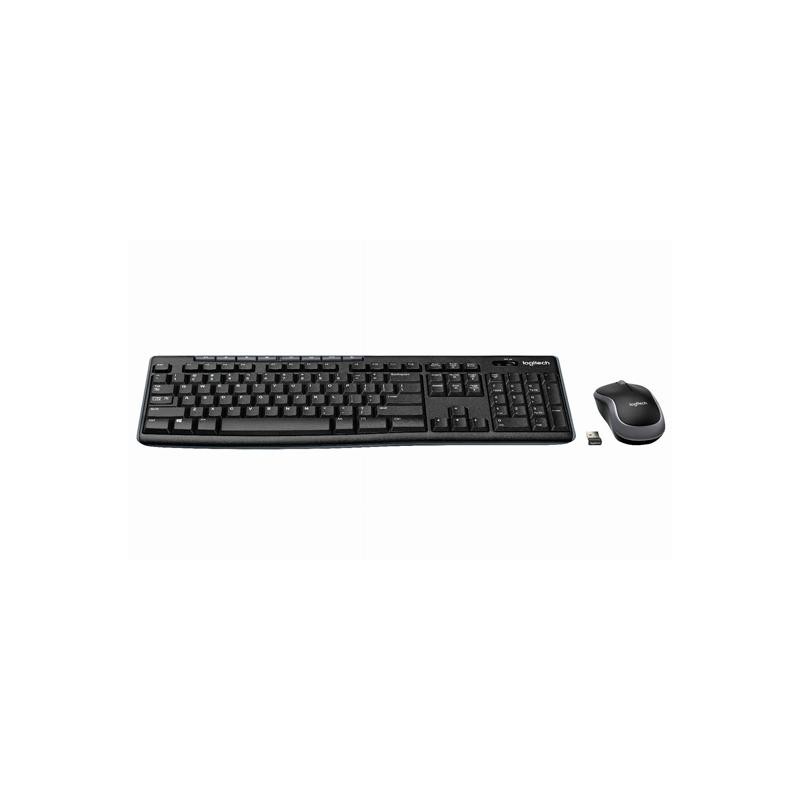 LOGITECH COMBO TECLADO + RATÓN DESKTOP MK270 INALÁMBRICO QWERTY ESPAÑOL NEGRO
