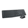 LOGITECH COMBO TECLADO + RATÓN MK235 INALÁMBRICO 2.4GHZ QWERTY ESPAÑOL NEGRO