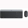LOGITECH COMBO TECLADO + RATÓN MK470 INALÁMBRICO GRIS GRAFITO