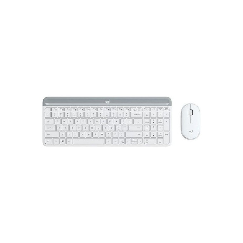 LOGITECH COMBO TECLADO + RATÓN MK470 INALÁMBRICO BLANCO