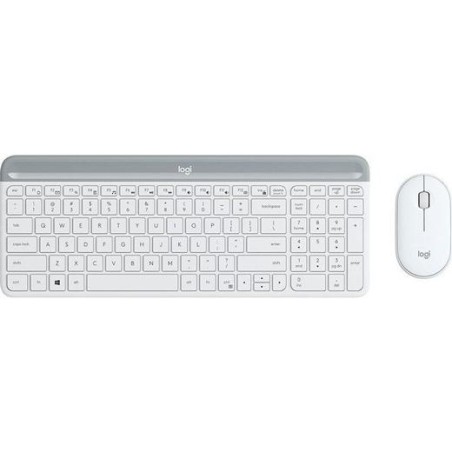 LOGITECH COMBO TECLADO + RATÓN MK470 INALÁMBRICO BLANCO