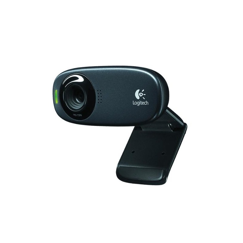 LOGITECH WEBCAM MOD. C310 HD PANTALLA PANORÁMICA 5MP NEGRO