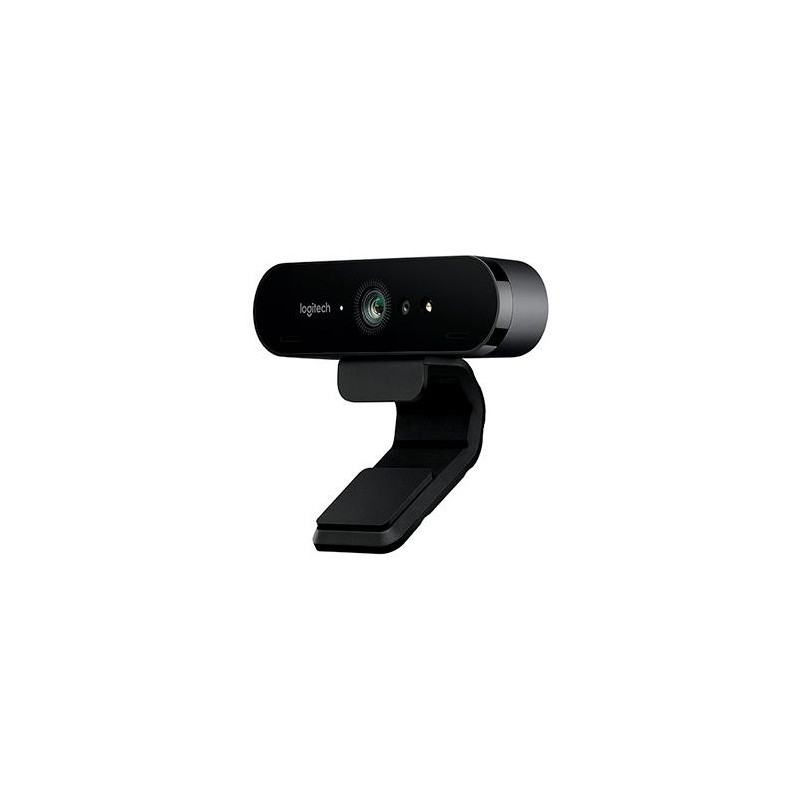 LOGITECH WEBCAM VIDEO 4K, 90º VISION, ZOOM DIGITAL 5X, ENFOQUE AUTOMATICO Y TRIPODE - BRIO