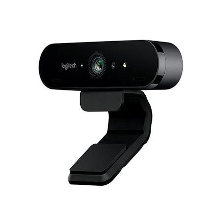 LOGITECH WEBCAM VIDEO 4K, 90º VISION, ZOOM DIGITAL 5X, ENFOQUE AUTOMATICO Y TRIPODE - BRIO