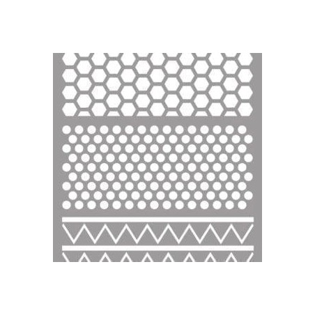 LA PAJARITA STENCIL ST-14 PLANTILLA DECORATIVA MODELO TEXTURES