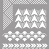 LA PAJARITA STENCIL ST-21 PLANTILLA DECORATIVA MODELO GEOMETRIC