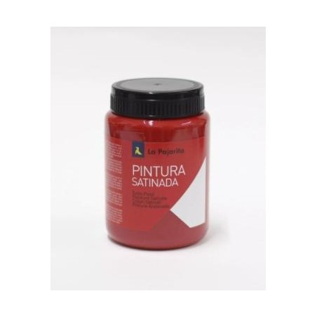 LA PAJARITA TÉMPERA ESCOLAR BOTE DE 35ML SATINADA ROJO BERMELLON L-07