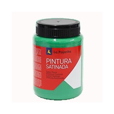 LA PAJARITA TÉMPERA ESCOLAR BOTE DE 375ML SATINADA VERDE VIVO L-17