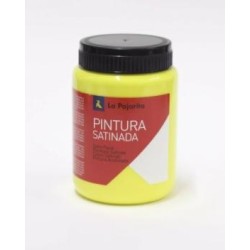 LA PAJARITA TÉMPERA ESCOLAR BOTE DE 35ML SATINADA AMARILLO LIMON L-01