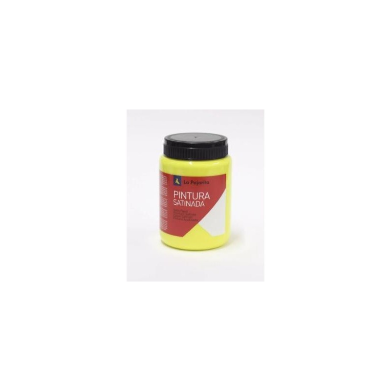 LA PAJARITA TÉMPERA ESCOLAR BOTE DE 35ML SATINADA AMARILLO LIMON L-01
