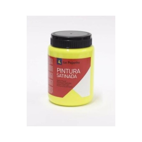 LA PAJARITA TÉMPERA ESCOLAR BOTE DE 35ML SATINADA AMARILLO LIMON L-01