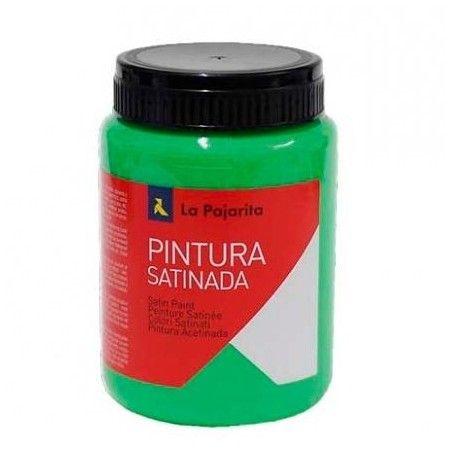 LA PAJARITA TÉMPERA ESCOLAR BOTE DE 375ML VERDE CESPED TURQUESA L-38