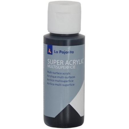 LA PAJARITA PINTURA SUPER ACRYLIC A-45 60ML NEGRO
