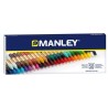 MANLEY ESTUCHE DE 50 CERAS BLANDAS 60MM COLORES SURTIDOS
