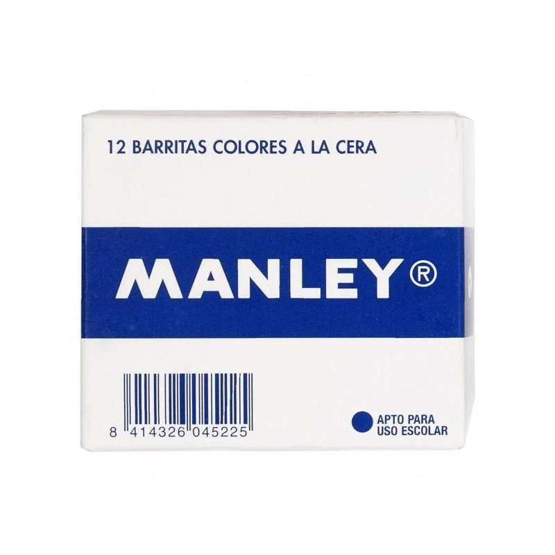 MANLEY ESTUCHE DE 12 CERAS 60MM (1) BLANCO