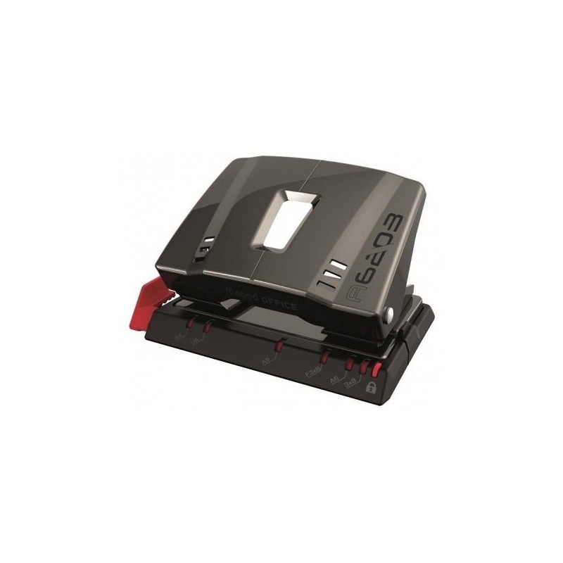 MAPED PERFORADORA ADVANCED METAL 2 AGUJEROS A6203 NEGRO