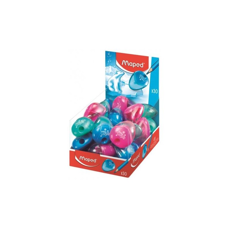 MAPED AFILALÁPICES I-GLOO 1 AGUJERO C/SURTIDOS CAJA EXPOSITORA DE 30U