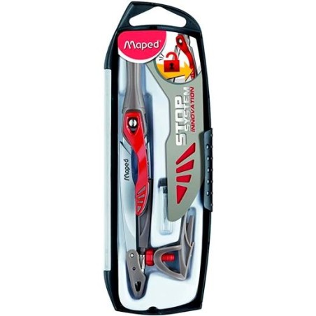 MAPED STOP SYSTEM INNOVACION COMPAS CON MINA + PACK DE MINAS + ADAPTADOR