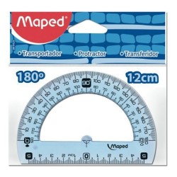 MAPED TRANSPORTADOR GEOMETRIC 180º BASE DE 12 CM