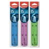MAPED REGLA TWIST´N FLEX DECORADA DOBLE GRADUACIÓN 15 CM COLORES SURTIDOS