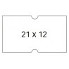 APLI ETIQUETAS PARA ETIQUETADORA DE PRECIOS 21X12MM C/RECTOS 6 ROLLOS DE 1000 BLANCO