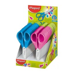 MAPED TIJERAS ESCOLARES ESSENTIALS 13CM SIMÉTRICAS C/SURTIDOS