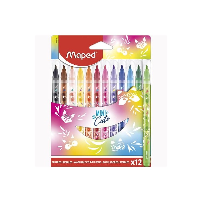 MAPED ROTULADORES MINI CUTE ESTUCHE DE 12 C/SURTIDOS