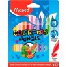 MAPED ROTULADORES COLOR´PEPS JUNGLE 2.0 ESTUCHE DE 12 C/SURTIDOS