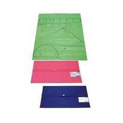 MAPED REGLAS 30CM - 15CM COLORES SURTIDOS KIT 5 PIEZAS