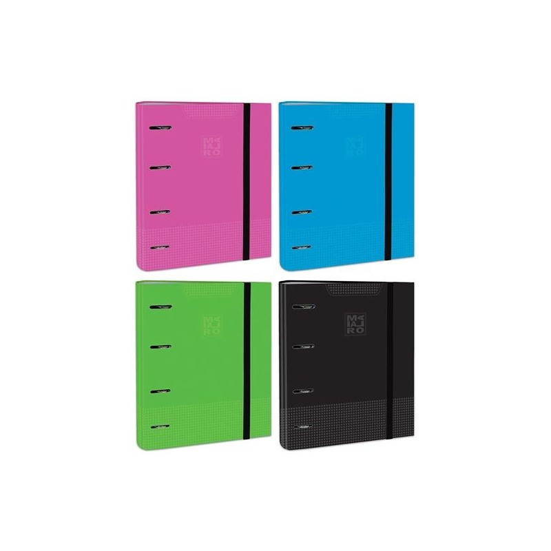 MARIOLA CARPETA ANILLAS MIXTAS 4X40MM CARPEBLOCK C/RECAMBIO 100H 4 DISEÑOS SURTIDOS UNI Nº4