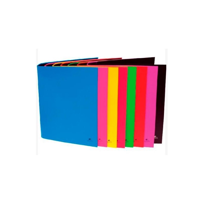 MARIOLA CARPETA ANILLAS 4 X 25MM FOLIO CARTÓN FORRADO PLASTIFICADO MATE C/SURTIDOS